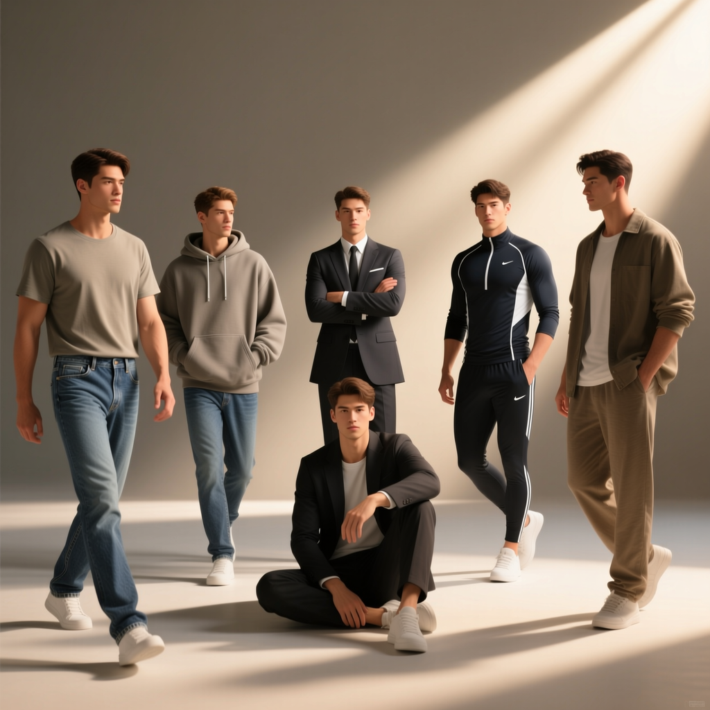 Everyday Masculine Clothing Bundle for Genesis 9