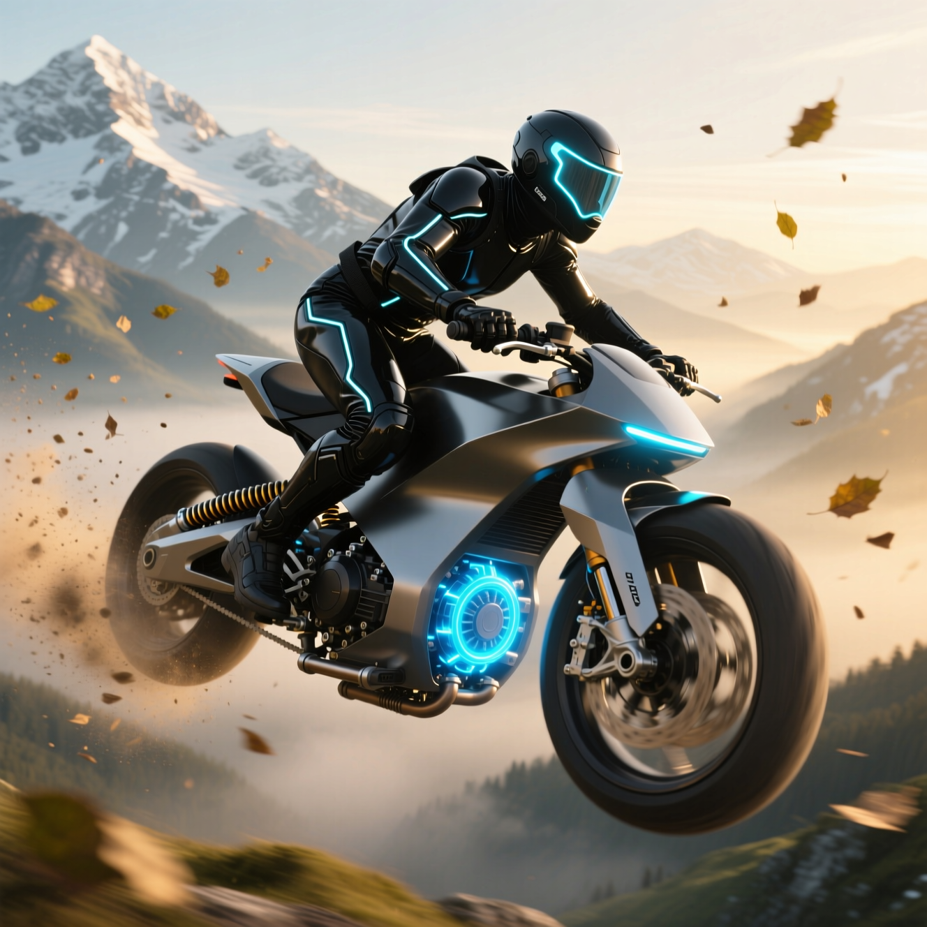 Futuristic Vehicle: Hover Bike