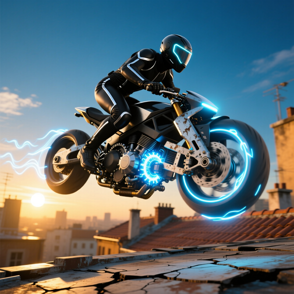 Futuristic Vehicle: Hover Bike